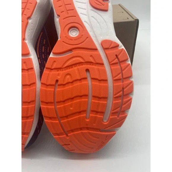 Tried On Brooks Glycerin 20 Men's Blue Orange Running Shoes Size 9.5 D - Picture 3 of 13